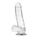 XRAY Dildo Trasparente con Sfere 18,5 cm Jelly Ipoallergenico
