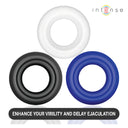 INTENSE Wick set 3 anelli per pene in silicone medicale multicolore