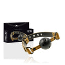 FETISH SUBMISSIVE Origine Bavaglio Traspirante in Pelle Vegana