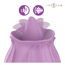 INTENSE Azalea stimolatore clitorideo a fiore 10 vibrazioni viola