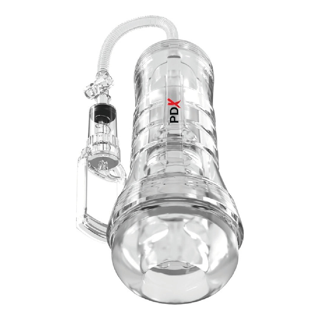 PDX Elite ViewTube Vac XXL masturbatore con pompa a vuoto trasparente