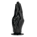 All Black Dildo Fisting in PVC Nero 21 cm Ergonomico