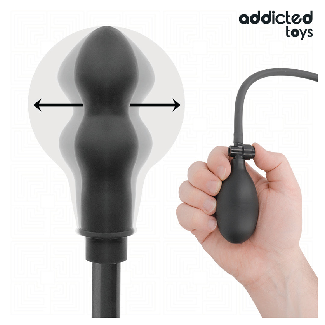 Addicted Toys Doppio Plug Anale Gonfiabile Modello 1 Regolabile