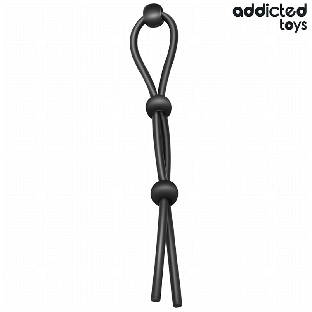Addicted Toys Corda Pene Triplo Anello in Silicone Medicale