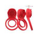 INTENSE Gail stimolatore a rosa rosso con telecomando 10 vibrazioni