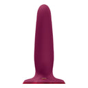 FUN FACTORY RYDE Doppio dildo con ventosa rosso vino in silicone