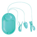Pretty Love Pinzette Elettrostimolazione USB Blu con Vibrazione