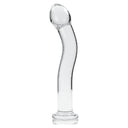 Nebula Series Ibiza Modello 18 Dildo in Vetro Borosilicato Trasparente 18,5 cm