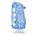 Fleshlight FleshSkins Grip Blue Ice Masturbatore Manuale SuperSkin