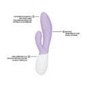 LELO Ina Twist vibratore rabbit Bluetooth ricaricabile lavanda