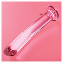 Nebula Series Ibiza Modello 9 Dildo in Vetro Borosilicato Rosa 15,5 cm