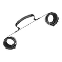 FETISH SUBMISSIVE Manette con Fodera in Neoprene e Maniglia