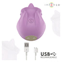 INTENSE Azalea stimolatore clitorideo a fiore 10 vibrazioni viola