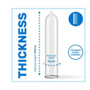 PASANTE Preservativi Extra Spessi Lubrificati 12 Pezzi CE 52 mm