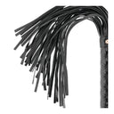 BEGME Black Edition flogger in pelle vegana BDSM nero