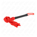 KINK Frusta in Corda Rossa 56 cm BDSM Precisione e Controllo