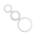 Addicted Toys Set 3 Anelli Pene Trasparenti Supporto Erezione