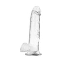 XRAY – Dildo Trasparente con Sfere 22 cm Ø 4,6 cm