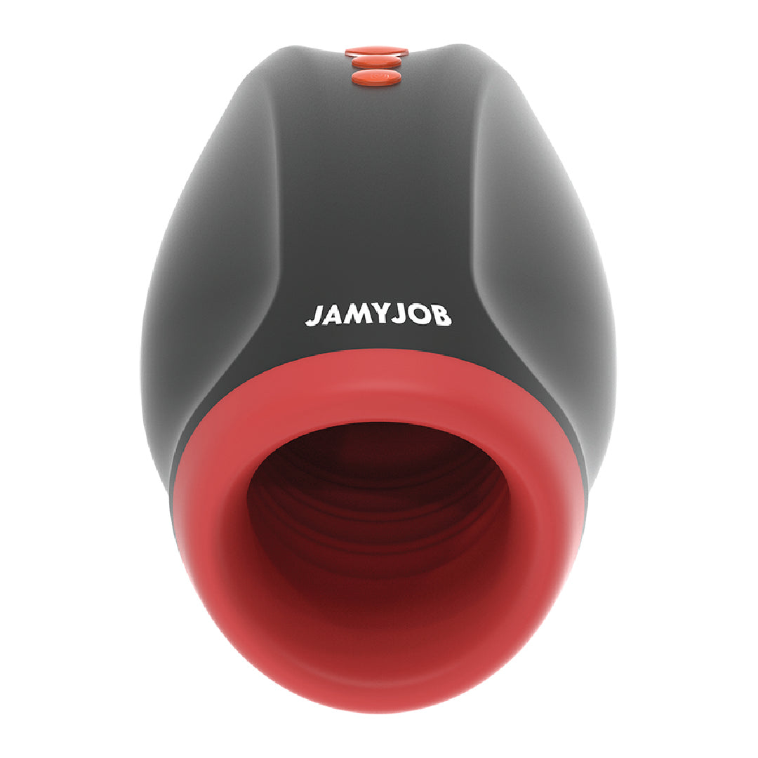 Jamyjob Novax Masturbatore Vibrante con Aspirazione e Compressione