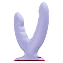 Fun Factory Ryde Doppio Dildo Viola con Ventosa in Silicone