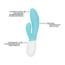 LELO Ina Twist vibratore rabbit Bluetooth ricaricabile blu