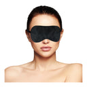 DARKNESS – Maschera Nera Base in Raso con Fascia Regolabile