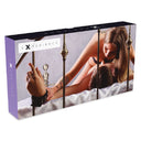 Experience Kit BDSM Serie Viola 8 Accessori Bondage in Pelle Sintetica