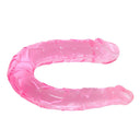 Baile Doppio Dong Doppio Dildo Rosa TPR Impermeabile
