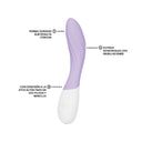 LELO Mona Twist vibratore punto G Bluetooth ricaricabile lavanda