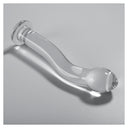 Nebula Series Ibiza Modello 18 Dildo in Vetro Borosilicato Trasparente 18,5 cm