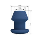 MR PLAY Jack Blue Plug Anale Cavo in Silicone Taglia S
