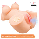 INTENSE Deep Touch Torso Realistico con Aspirazione, Calore e Vibrazione 5,5 kg