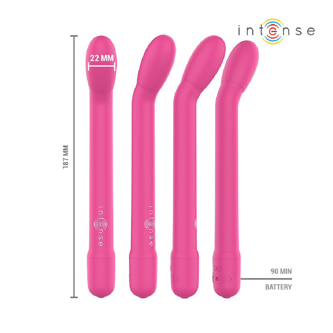 INTENSE Karlie – Stimolatore Punto G Rosa Ricaricabile 10 Vibrazioni