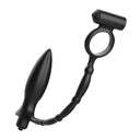 Addicted Toys Plug Anale Vibrante con Anello per Pene in Silicone