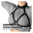 Fetish Submissive Imbracatura BDSM Torace e Collo Regolabile