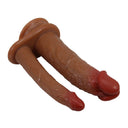Pretty Love Hulbert Doppio Dildo Realistico Vibrante TPE USB