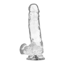 XRAY Dildo Trasparente con Sfere 18,5 cm Jelly Ipoallergenico