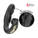 IBIZA Vibratore Rose con effetto flicking e stimolatore clitoride