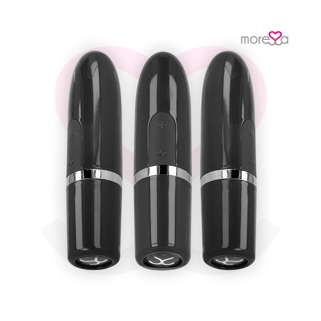MORESSA Ivy – Vibratore Stimolatore da Viaggio Nero IPX7 Silenzioso