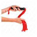 KINK Frusta in Corda Rossa 56 cm BDSM Precisione e Controllo