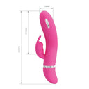 Pretty Love Flirtation Ingram Vibratore Rabbit con Elettrostimolazione