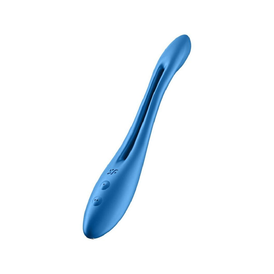 Satisfyer Elastic Game vibratore di coppia flessibile a doppio motore blu