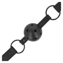 INTENSE Fetish Ball Gag in Pelle Vegana Regolabile BDSM