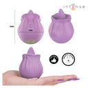 INTENSE Azalea stimolatore clitorideo a fiore 10 vibrazioni viola