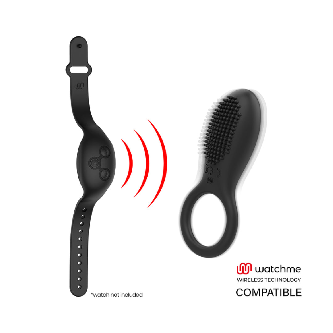 Mr Boss Tino anello vibrante ricaricabile con controllo wireless Watchme