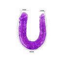 BAILE Doppio Dildo Jelly Flessibile Lilla 29 cm