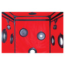 Secret Dome SCANDALE Nero/Rosso Cabina BDSM Kink Club Completa