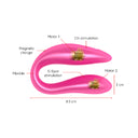 Oninder Lisboa stimolatore punto G e clitoride rosa con app gratuita