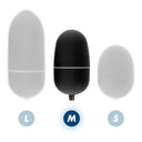 ONLINE Uovo Vibrante Nero con Telecomando 10 Vibrazioni Impermeabile