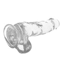 XRAY Dildo Trasparente con Sfere 18,5 cm Jelly Ipoallergenico
